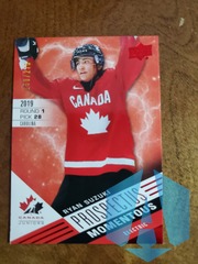 2021-22 Team Canada Jr. Prospectus Momentous Electric Red #PM12 Ryan Suzuki 150/275